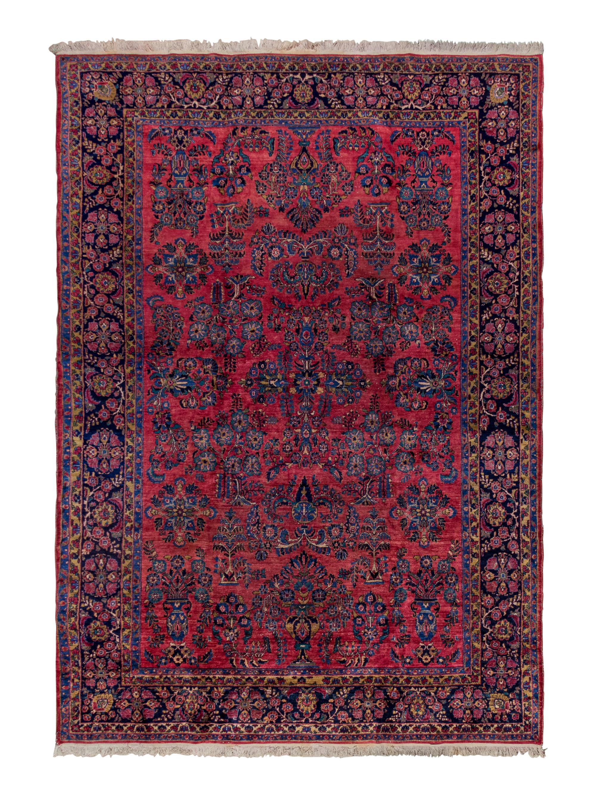 A Sarouk Wool Rug