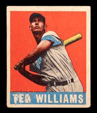 A 1948 Leaf Ted Williams Baseball Card No. 76 (PSA Authentic),