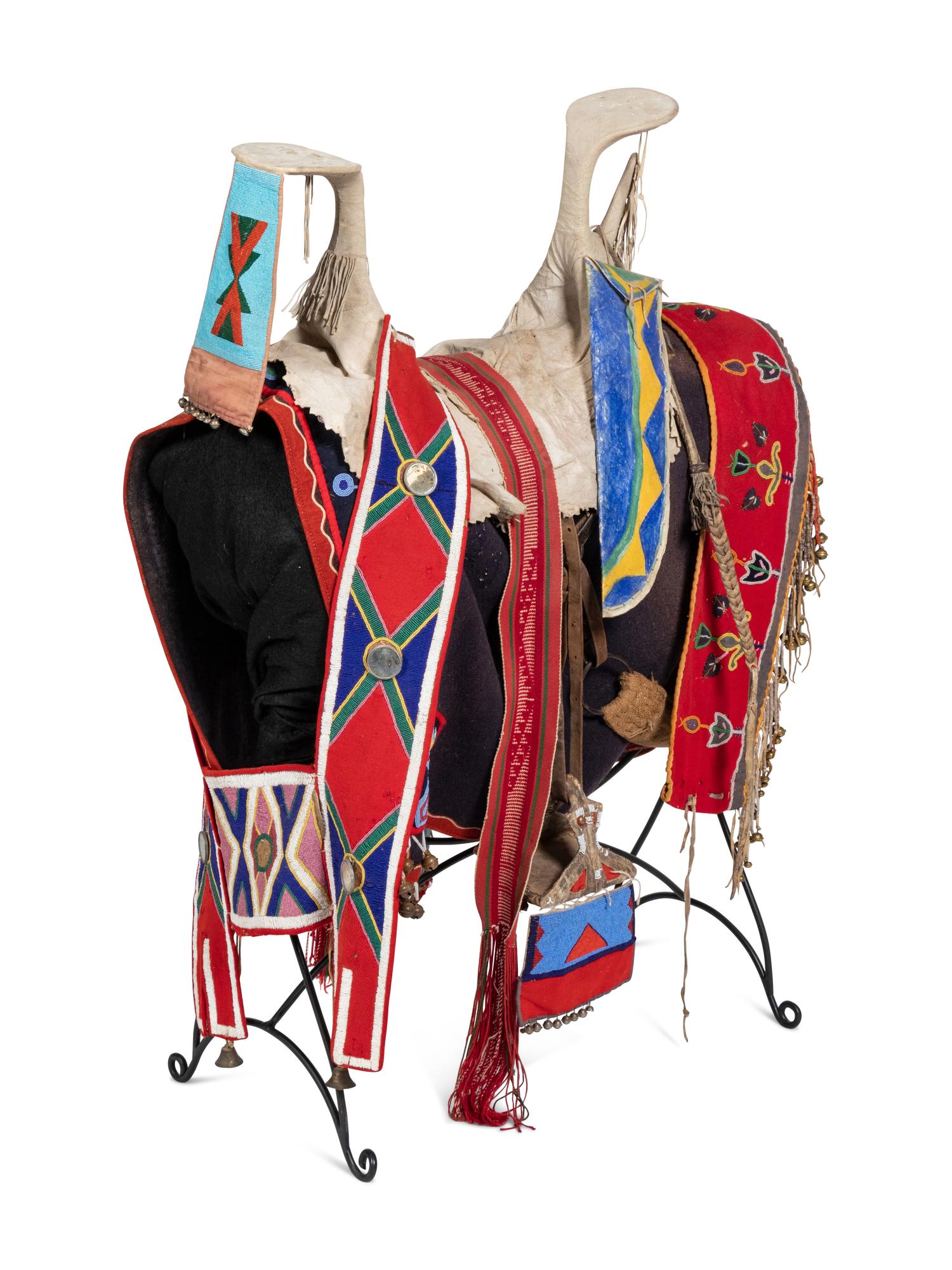 A Plateau Beaded Saddle