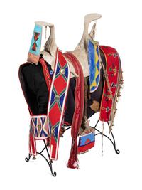 A Plateau Beaded Saddle