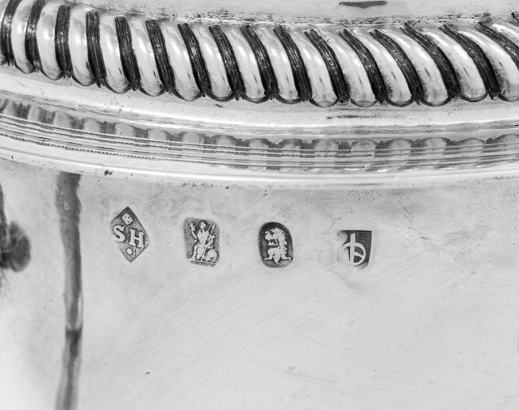 A Queen Anne Britannia Silver Cup and Cover