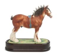A Royal Worcester Porcelain Figure, Doris Lindner Width 10 1/2 inches. — 20TH CENTURY