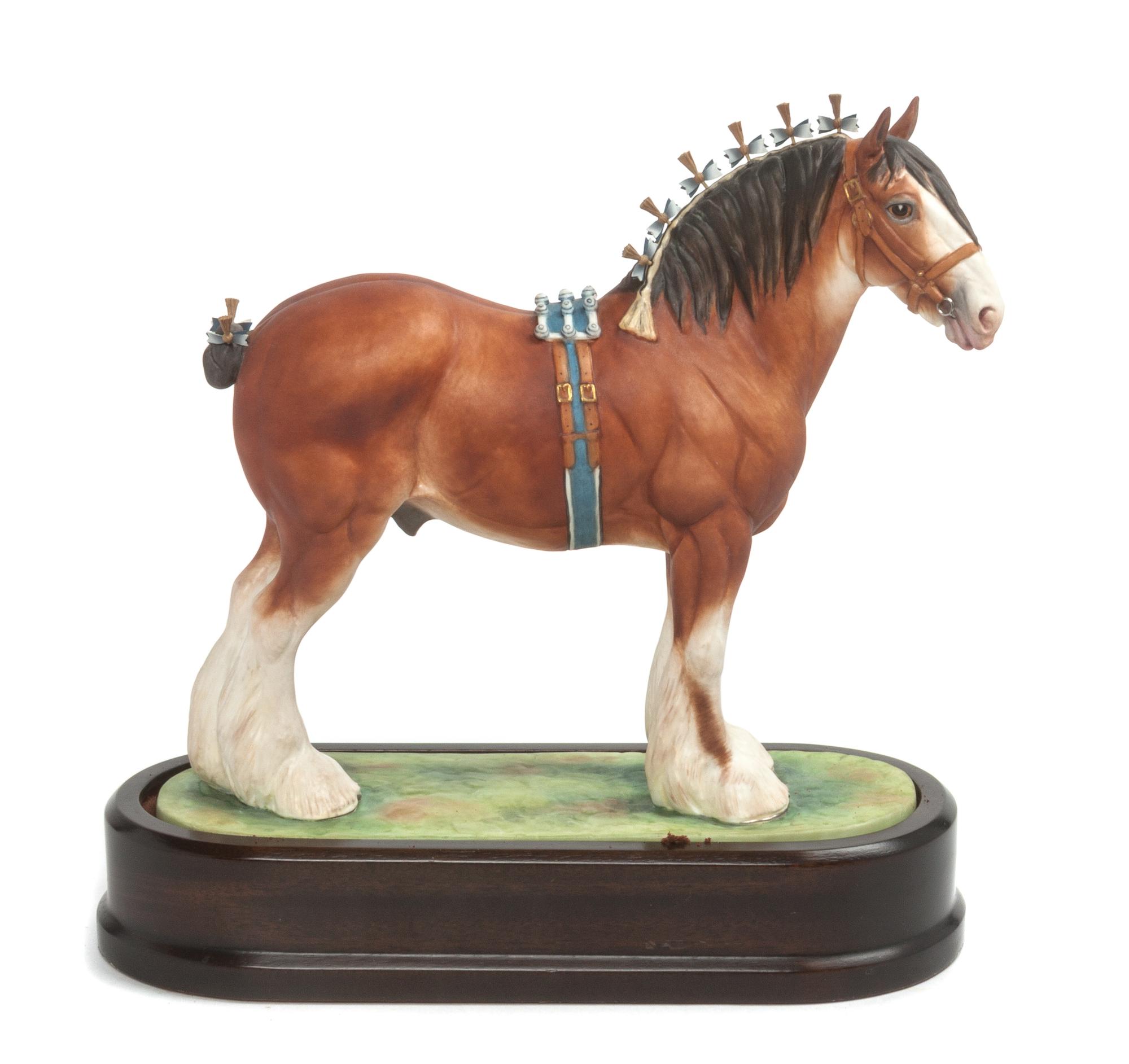 A Royal Worcester Porcelain Figure, Doris Lindner Width 10 1/2 inches. — 20TH CENTURY
