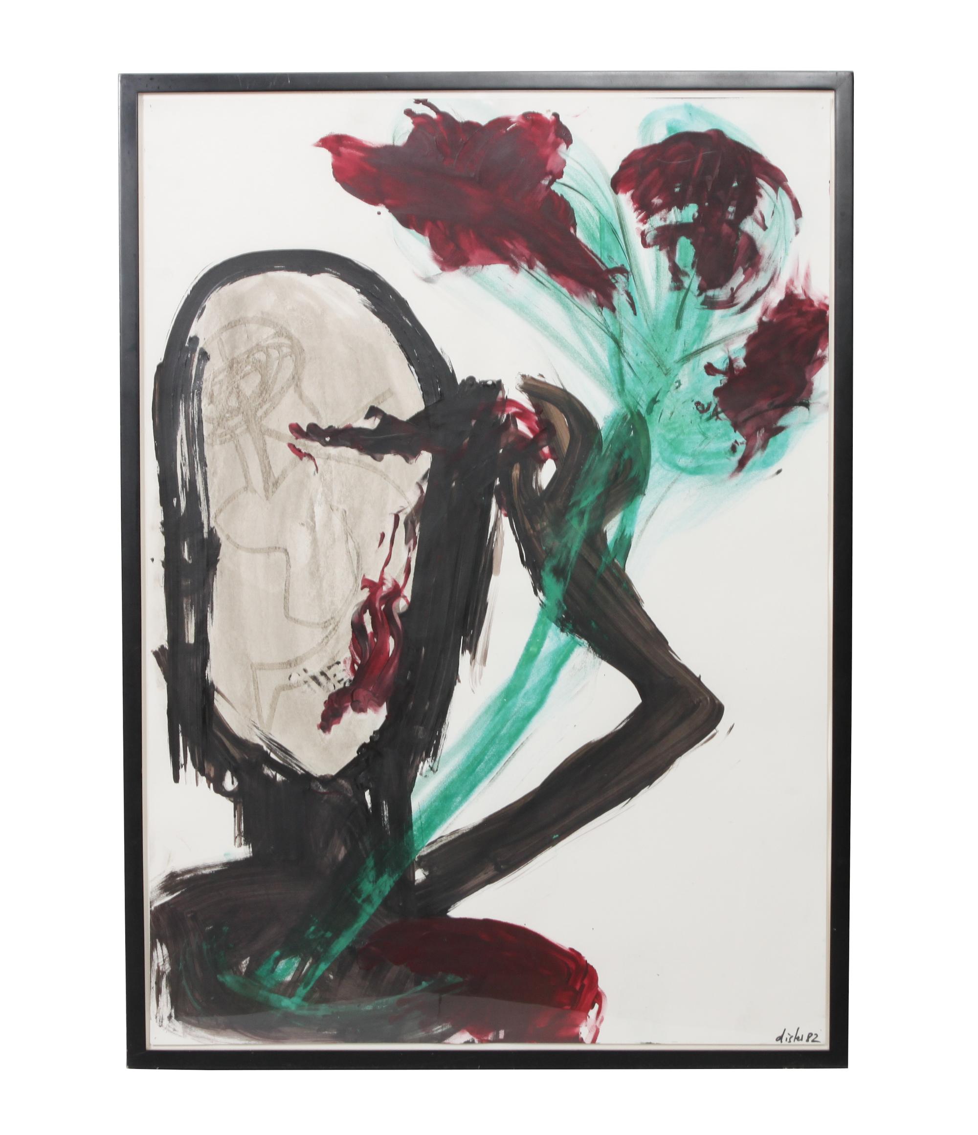 Martin Disler, (Swiss, 1949-1996), Untitled, 1982