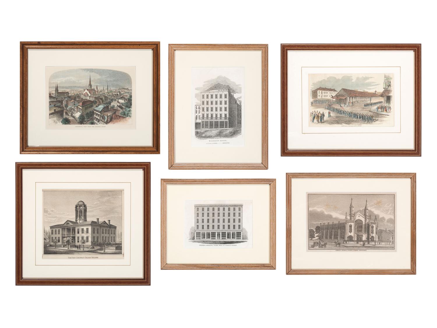 Six Cincinnati-Related Prints
