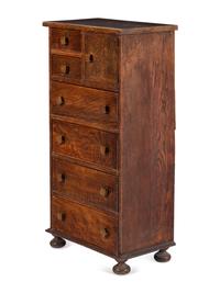 An Arts and Crafts Oak Chest of Drawers