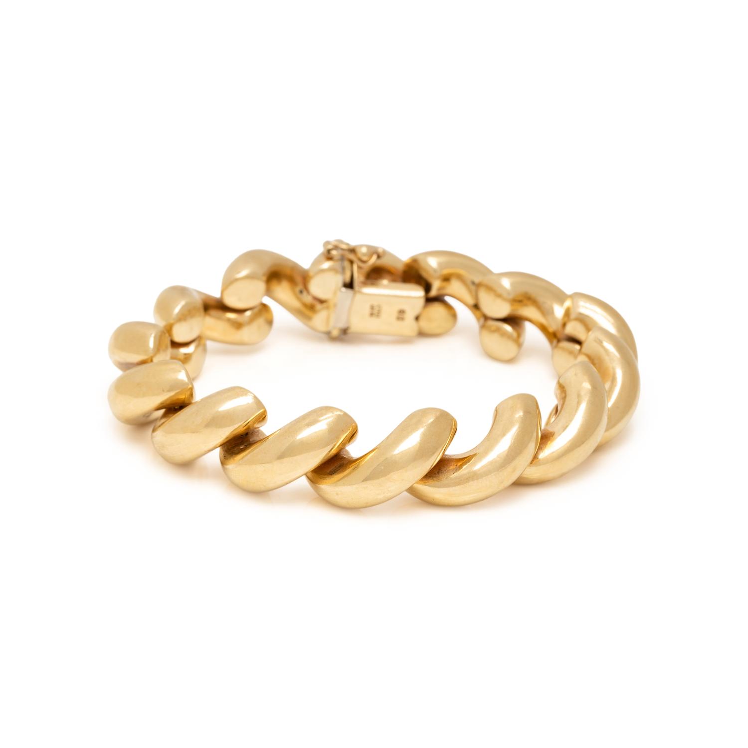 YELLOW GOLD BRACELET