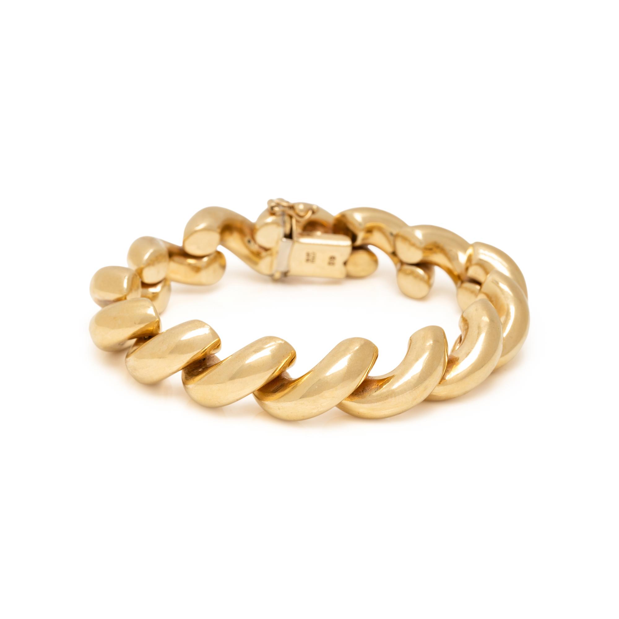 YELLOW GOLD BRACELET