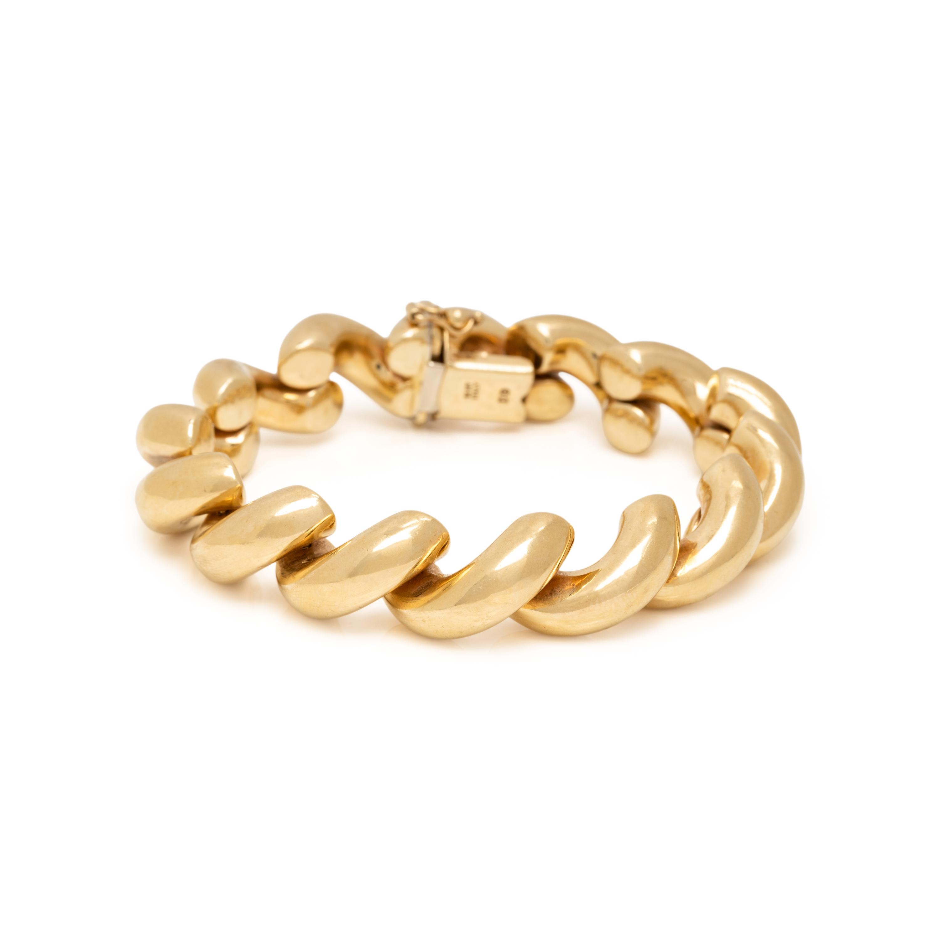 YELLOW GOLD BRACELET