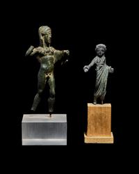 Two Roman Bronze Figures