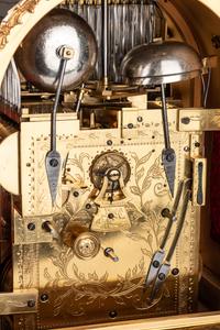 A Chinese Ormolu Quarter-Striking, Musical and Automaton 'Acrobat' Mantel Clock