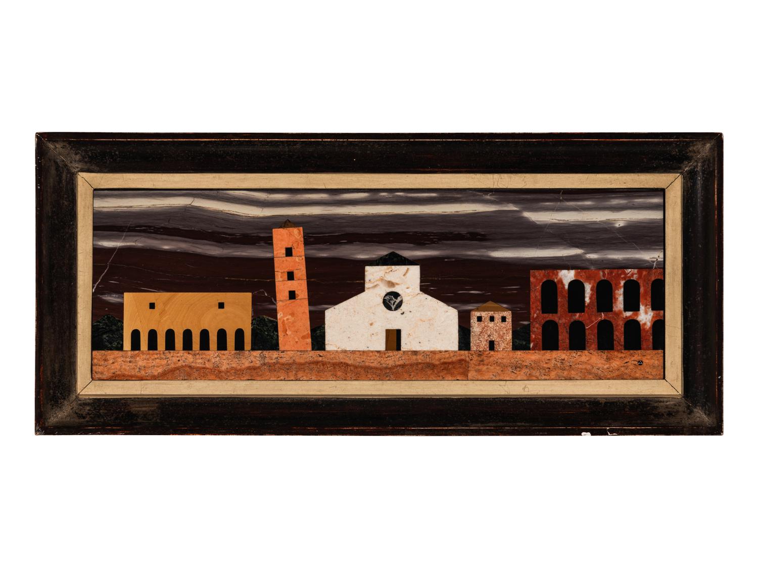 Five Framed Pietra Dura Plaques