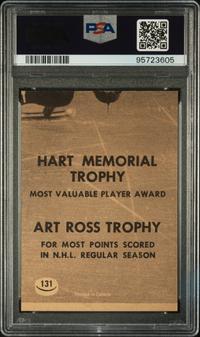 A 1967 Topps Gordie Howe All Star Hockey Card No. 131 (PSA 8 NM-MT)