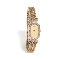 CHOPARD, 18K BICOLOR GOLD AND DIAMOND WATCH