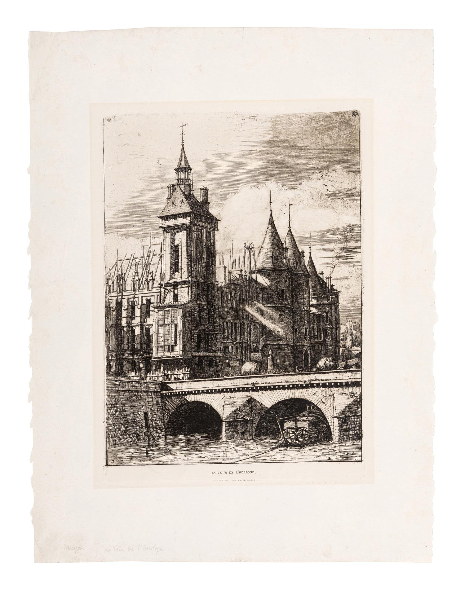 A Pair of Prints (La Tour de L’Horloge; La Galerie de Notre Dame)