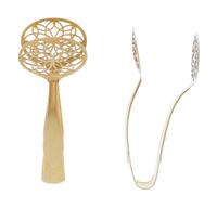 A Pair of Tiffany & Co. 18-Karat Yellow Gold Toast Tongs