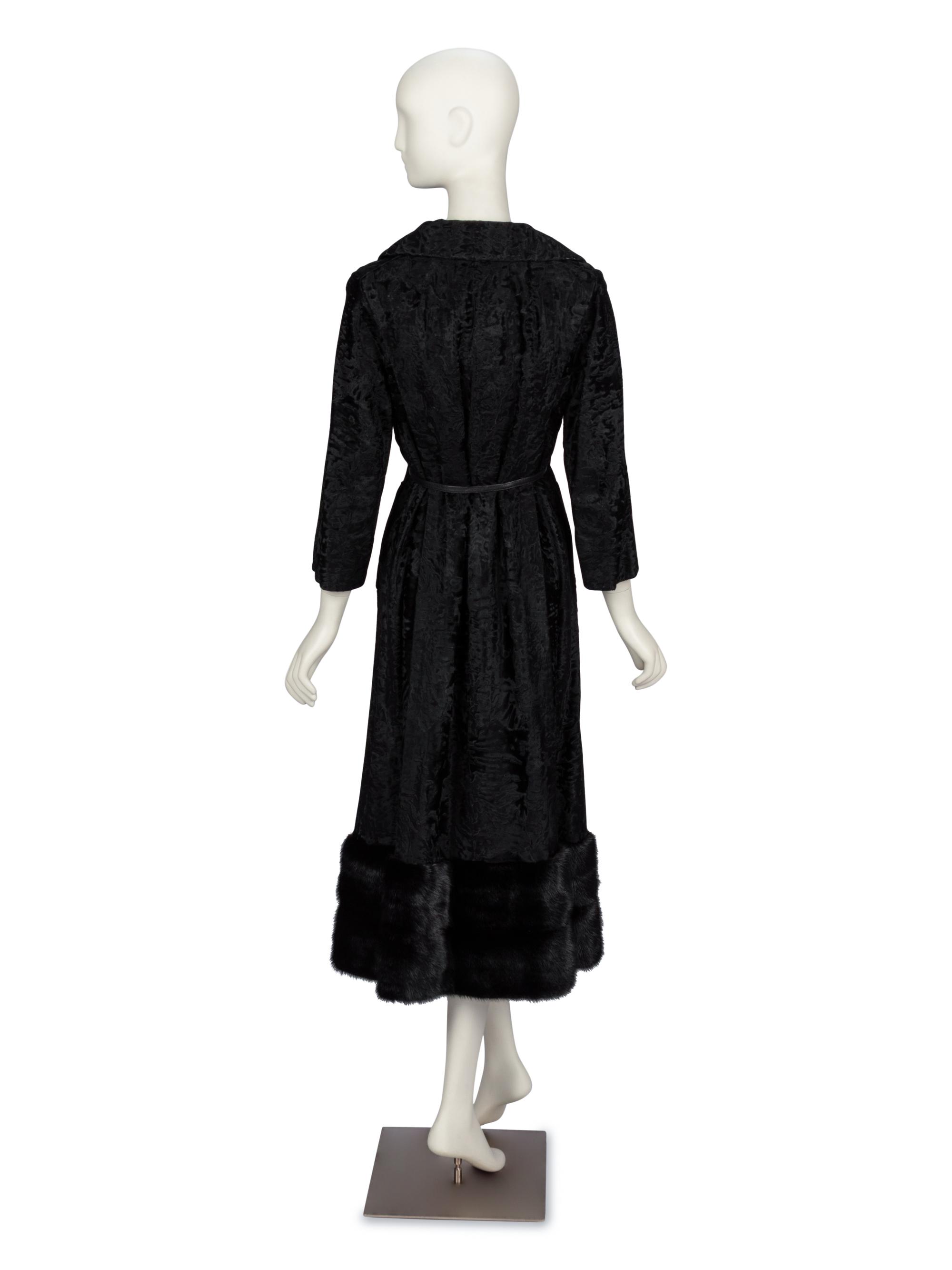 A Broadtail and Mink Coat