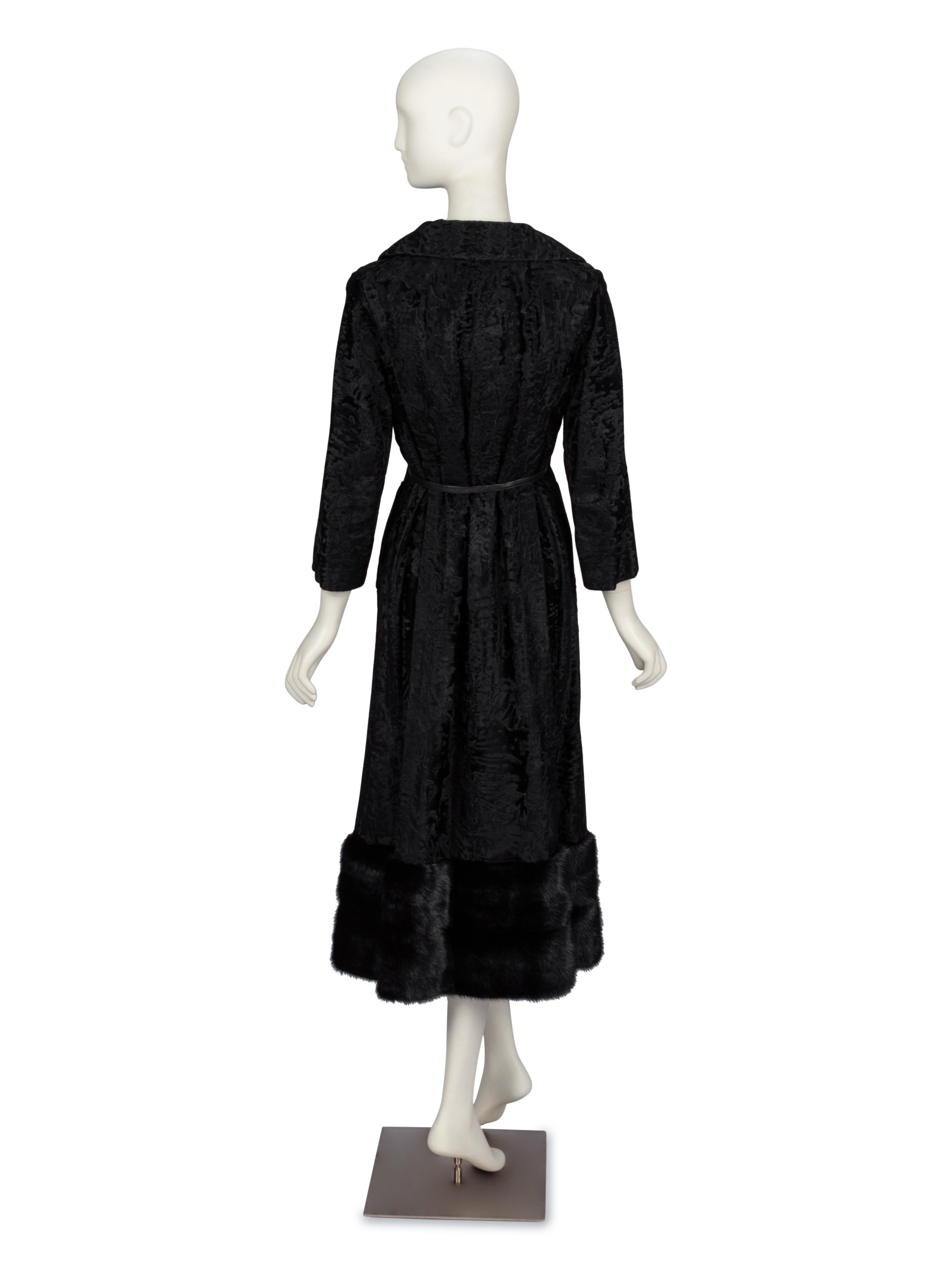 A Broadtail and Mink Coat