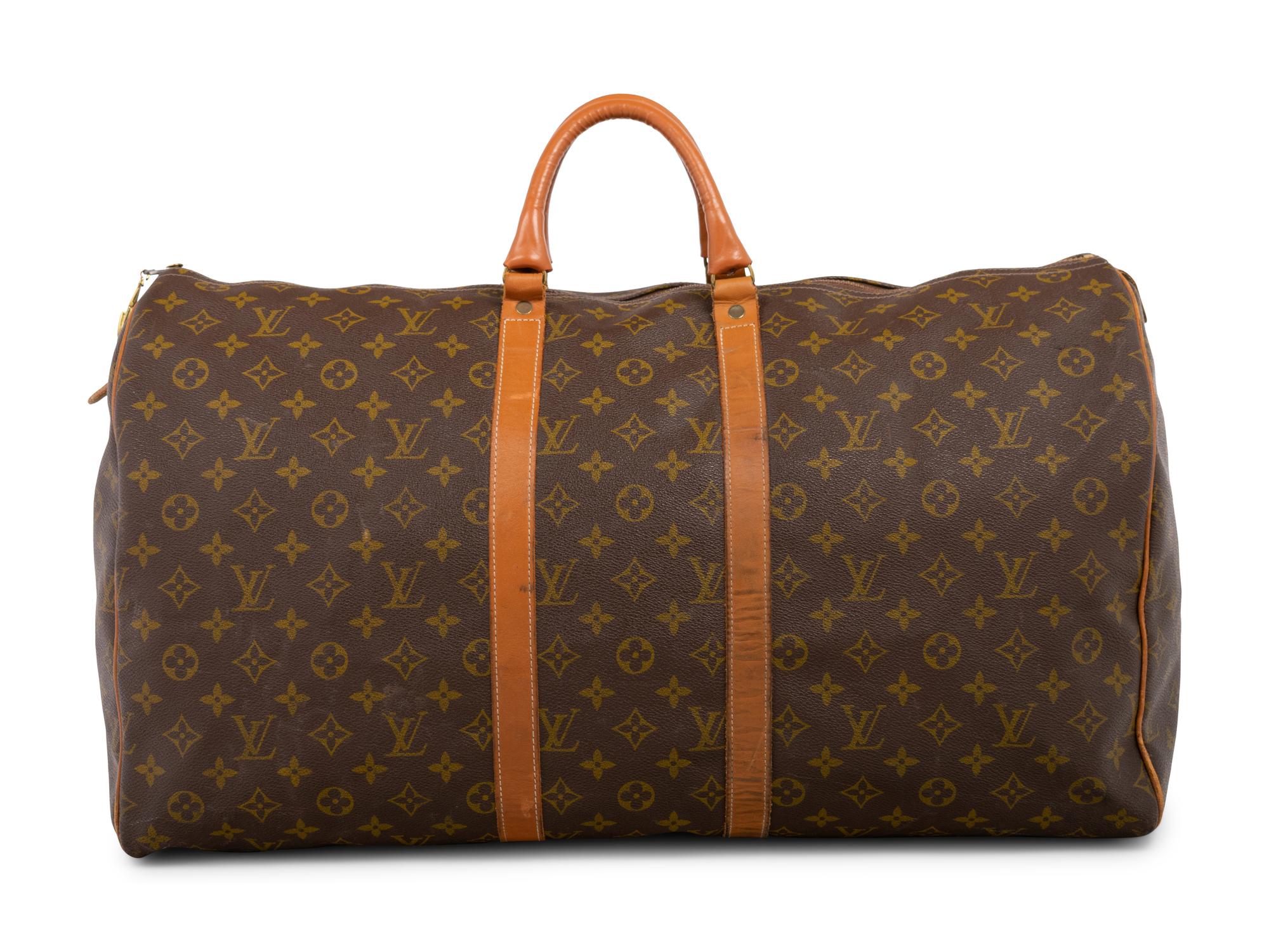 Louis Vuitton Monogram Keepall 55 Duffle Bag