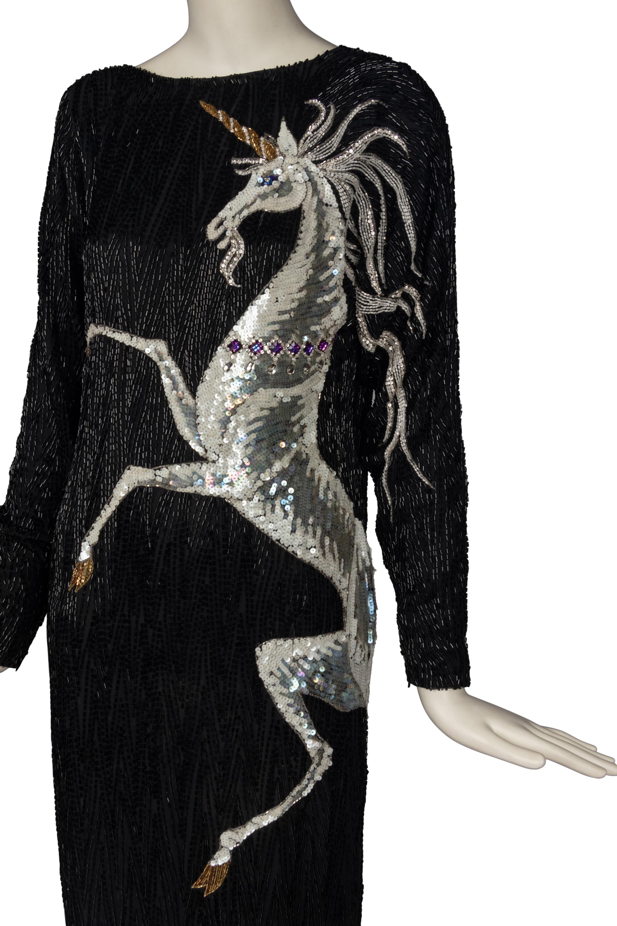 Bob Mackie Beaded Gown, 1980s