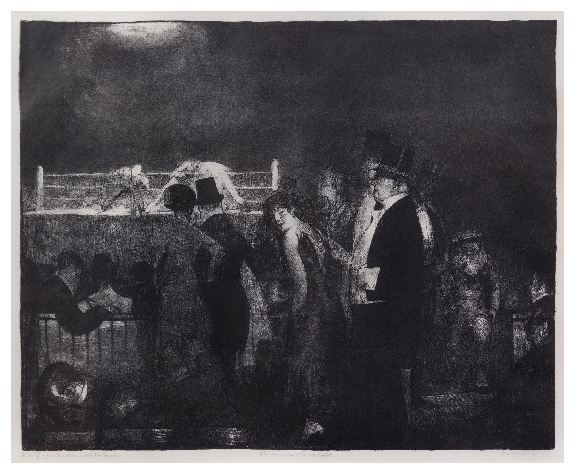 George Wesley Bellows, (American, 1882-1925), Preliminaries, 1916