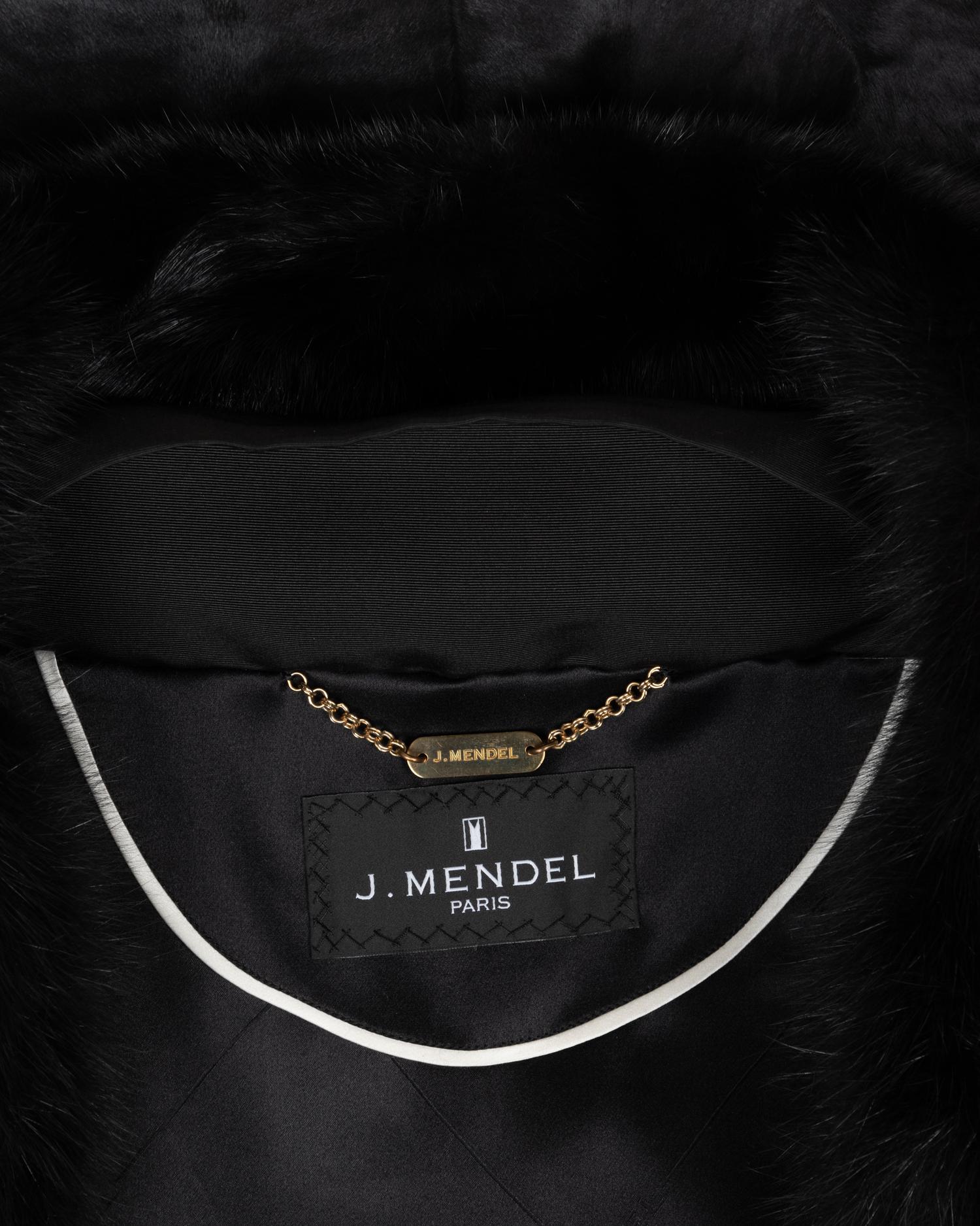 J. Mendel Sheered Lambskin and Fox Fur Coat
