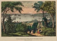 [NEW YORK SCENES] -- CURRIER and IVES, publishers City of New York and Environs, 1875. (G.1226). -- The Narrows, New York Bay. From Staten Island, n.d. (G.4760).