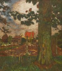 Édouard Vuillard (French, 1868-1940) — Le Poulailler du Château des Clayes , 1939