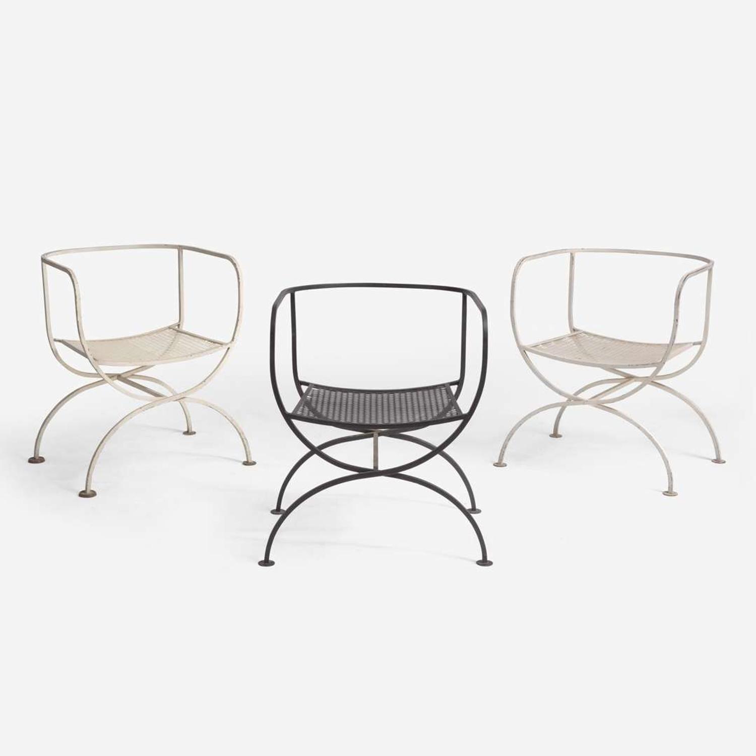 Vladimir Kagan (American, 1927-2016) Group of Three Savonarola Chairs, Kagan-Dreyfuss, Inc., USA, circa 1950