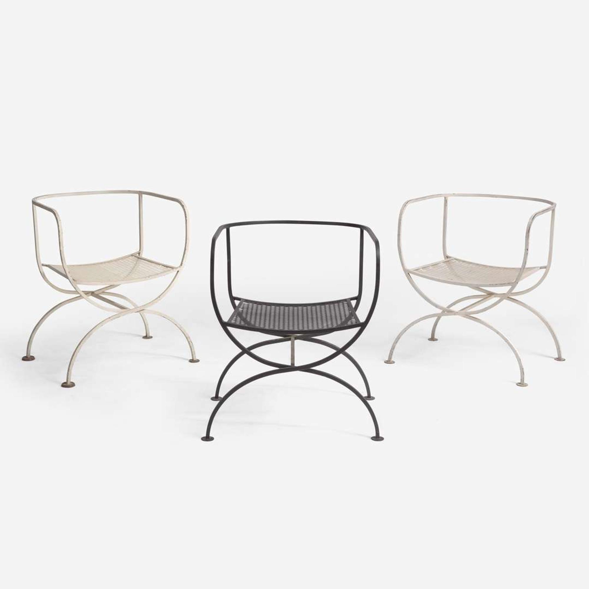Vladimir Kagan (American, 1927-2016) Group of Three Savonarola Chairs, Kagan-Dreyfuss, Inc., USA, circa 1950