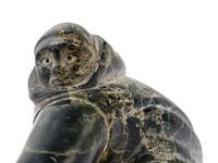 Two Inuit Carved Soapstone Figures
