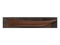 A Mounted Half Hull Model