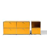 Yellow Cabinet System by USM Haller