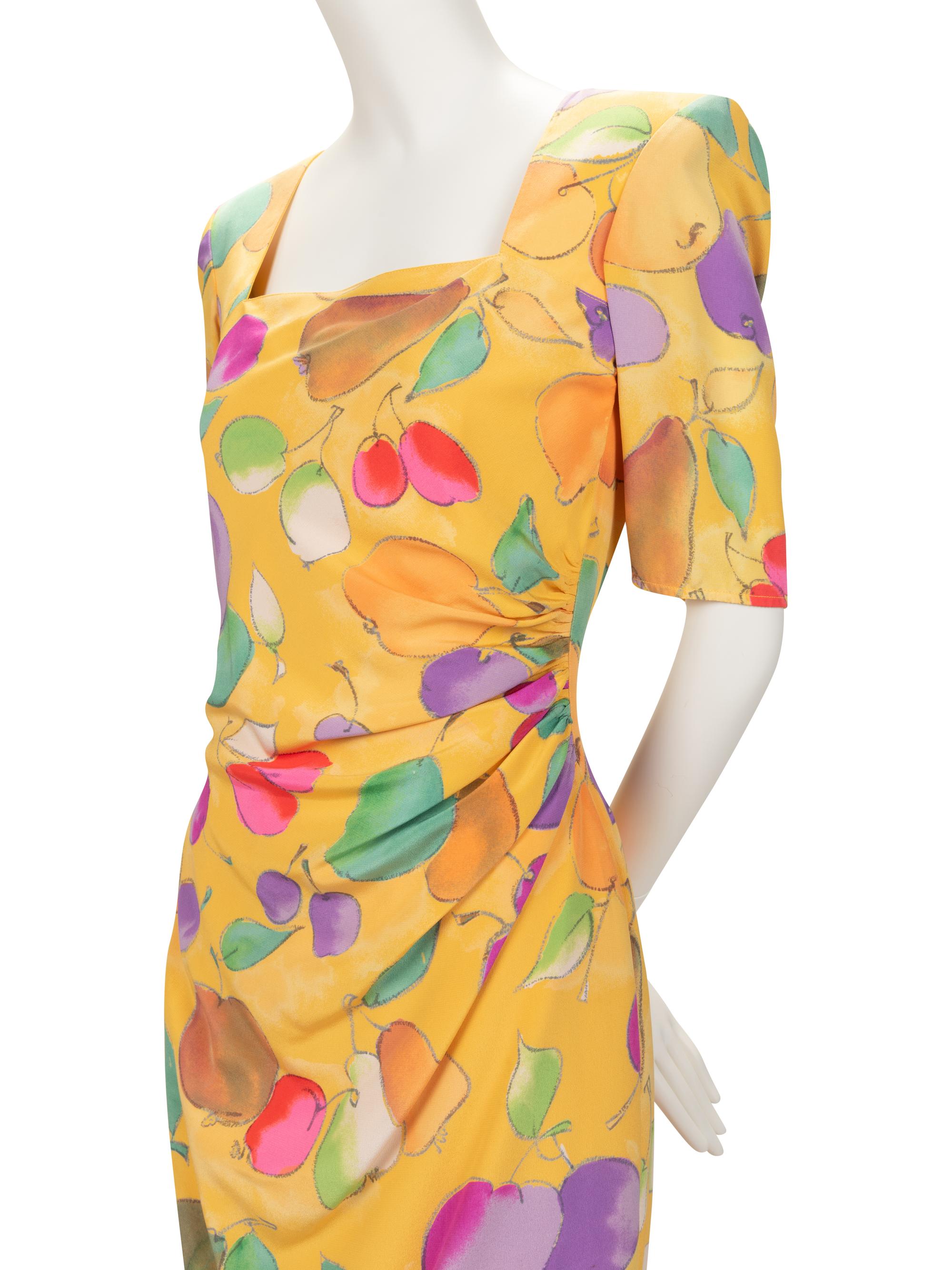 Four Designer Dresses: One Hanae Mori, Two Ungaro, One Givenchy, 1980-90s
