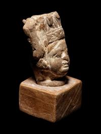 An Egyptian Terracotta Head