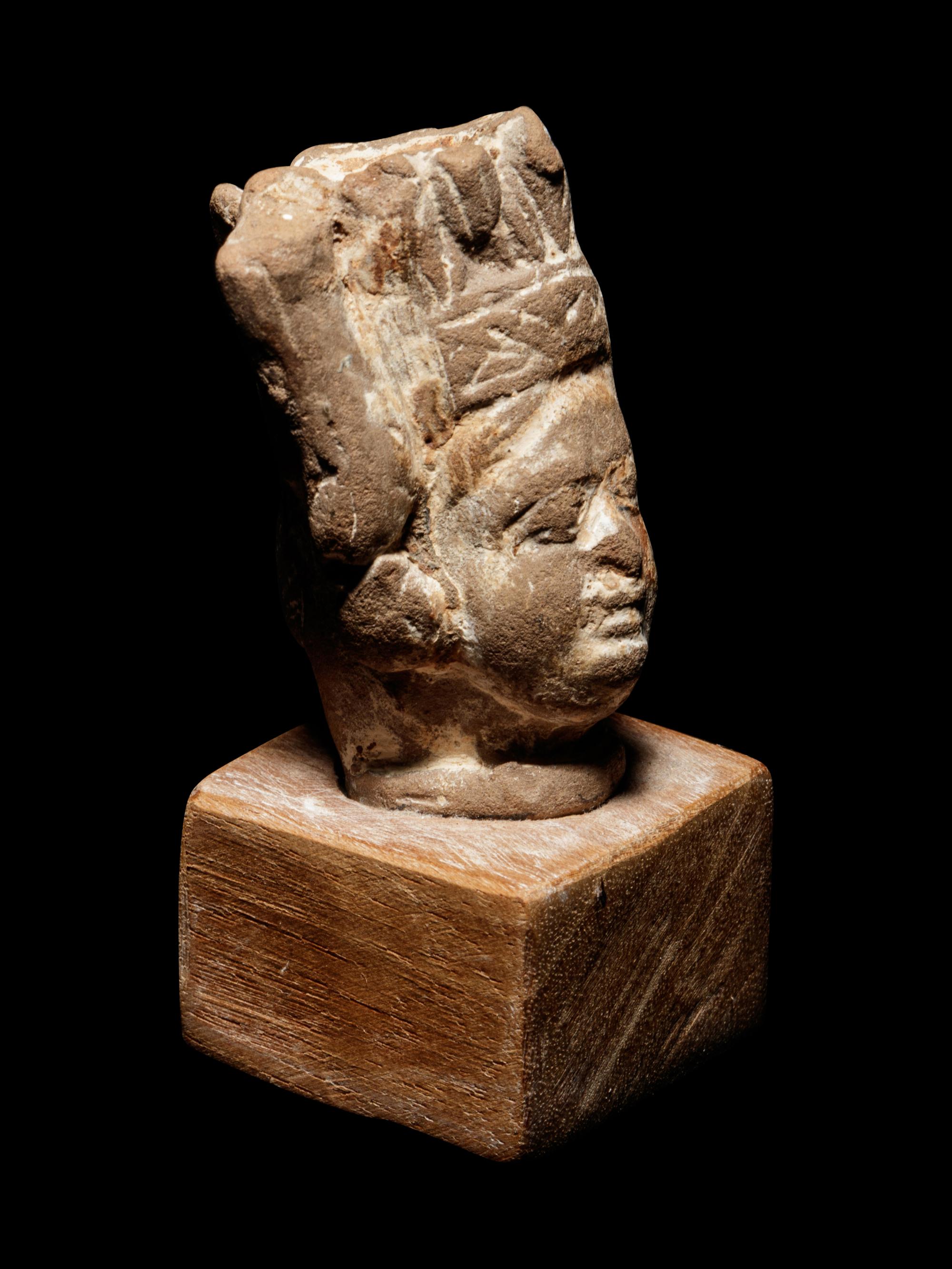 An Egyptian Terracotta Head