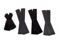 Four Pairs of Leather Gloves: One Loro Piana with Fur, Three sleeves by J. Mendel