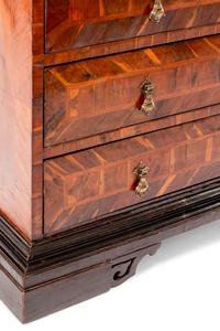 A Dutch Parquetry Slant-Front Secretary