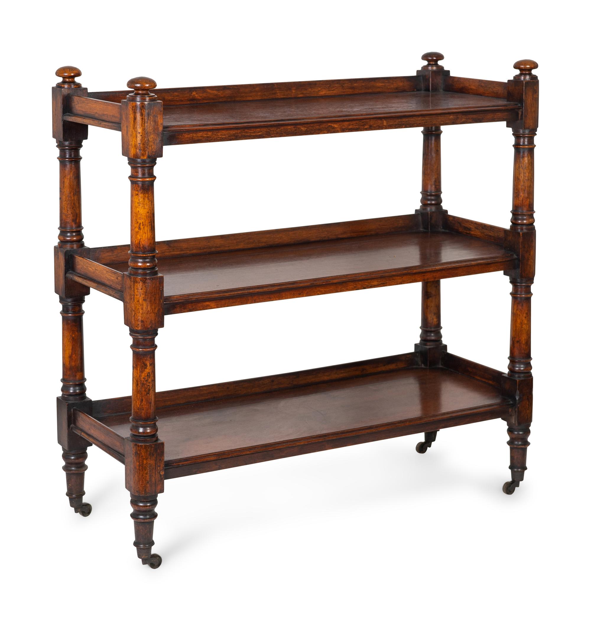 A William IV Oak Dumbwaiter — 19TH CENTURY