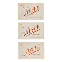 Avery, J.C. A group of 3 cabinet cards of Plains Indians, incl. Cho-Sha-Wat-Sah, Sioux Medicine Man.