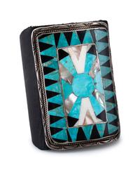 Navajo or Zuni Mosaic Inlay Ketoh