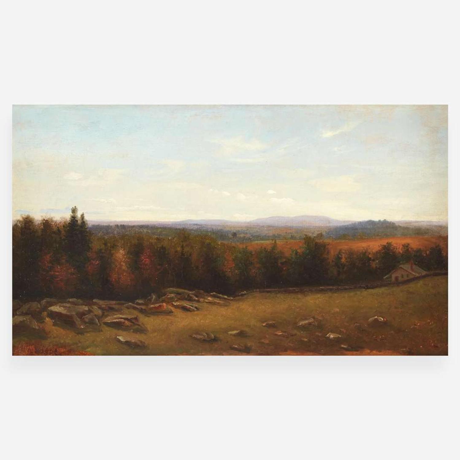 Worthington Whittredge (American, 1820–1910) Purple Mountains