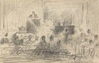 Walter Biggs, (American, 1886–1968), A Group of Six Sketches