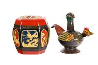 Two Decorative Articles Height of first 9 inches. — 20TH CENTURY