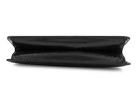 A Judith Leiber Black Leather Clutch