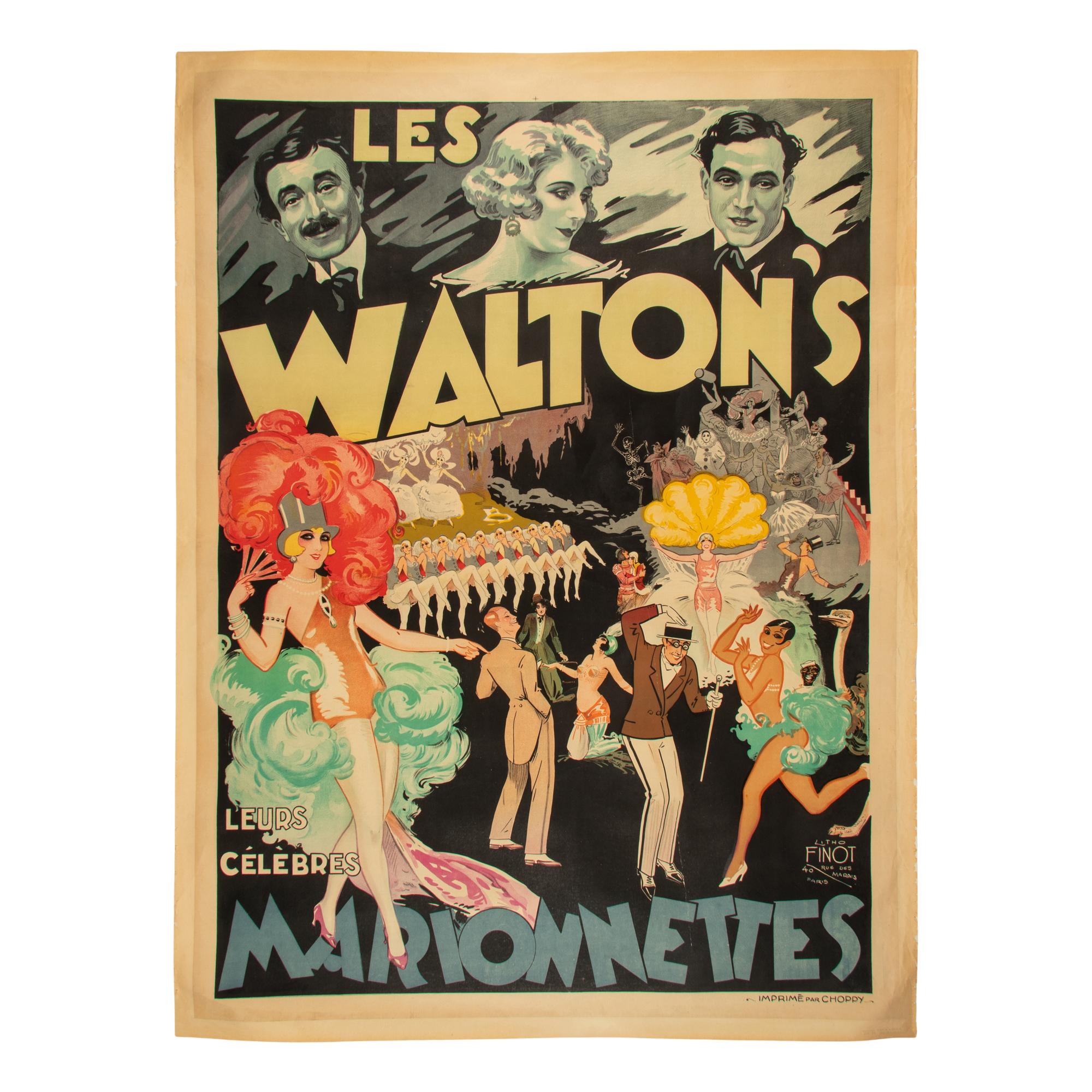 Les Walton's Marionettes Poster