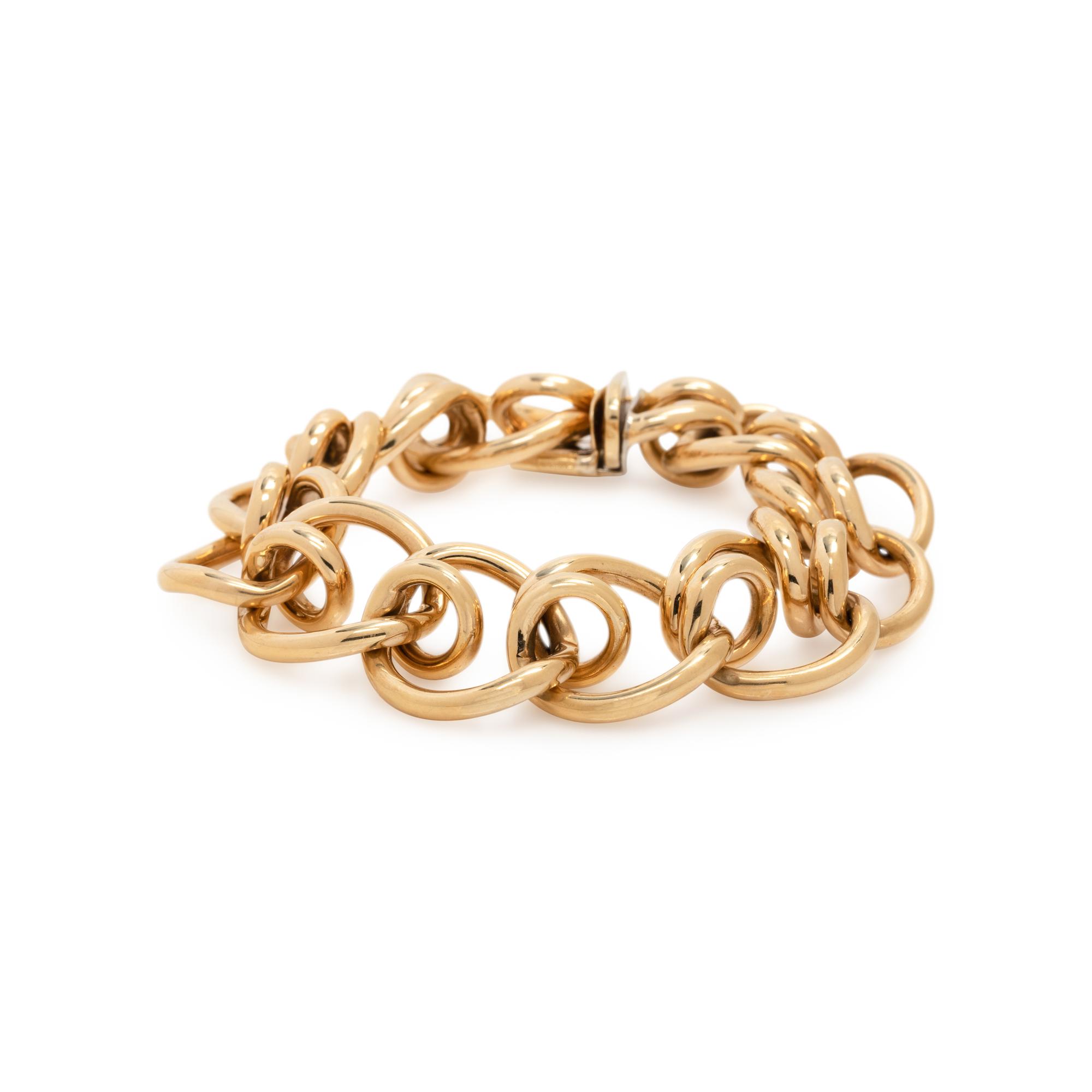 TIFFANY & CO., YELLOW GOLD BRACELET