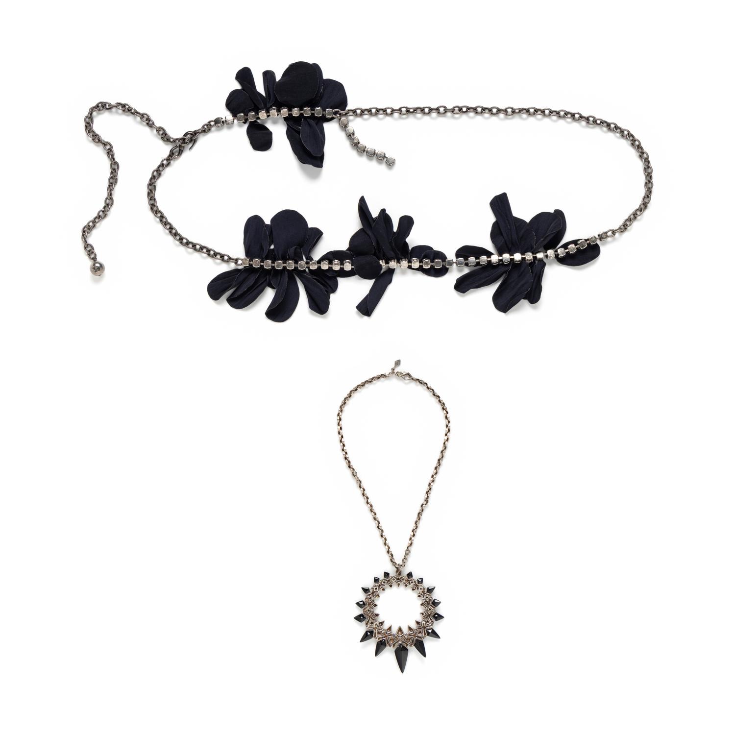 Various Designers, Three Necklaces Including Celine and Lanvin