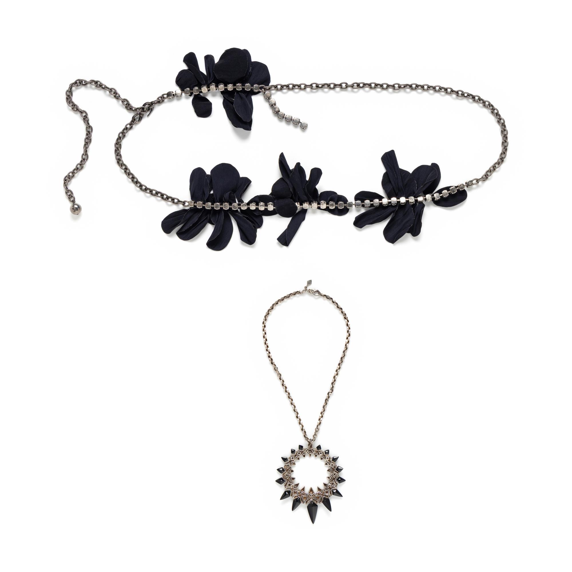 Various Designers, Three Necklaces Including Celine and Lanvin