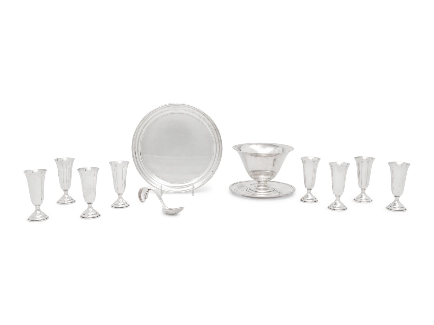 A Group of American Silver Table Articles